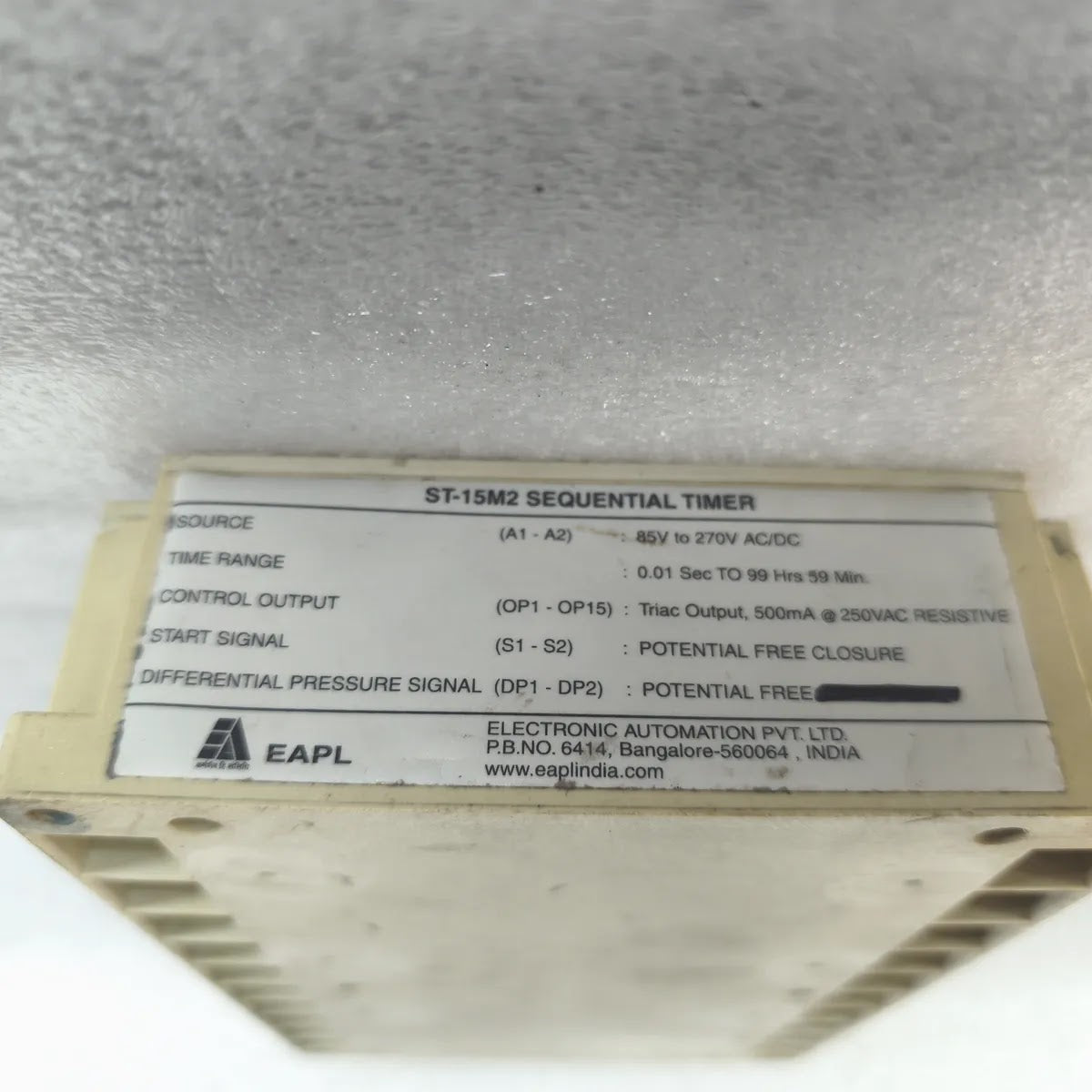 EAPL ST-15M2 Sequential Timer 85V-270V AC/DC 15 Channel Triac Output 500mA