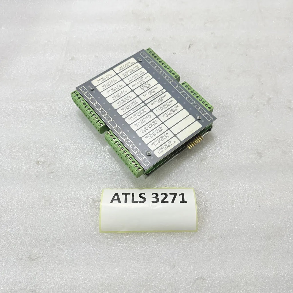 TERASAKI 98.6.032.702 I/O BOARD ID 126 Marine Alarm Monitoring Module Rev DA