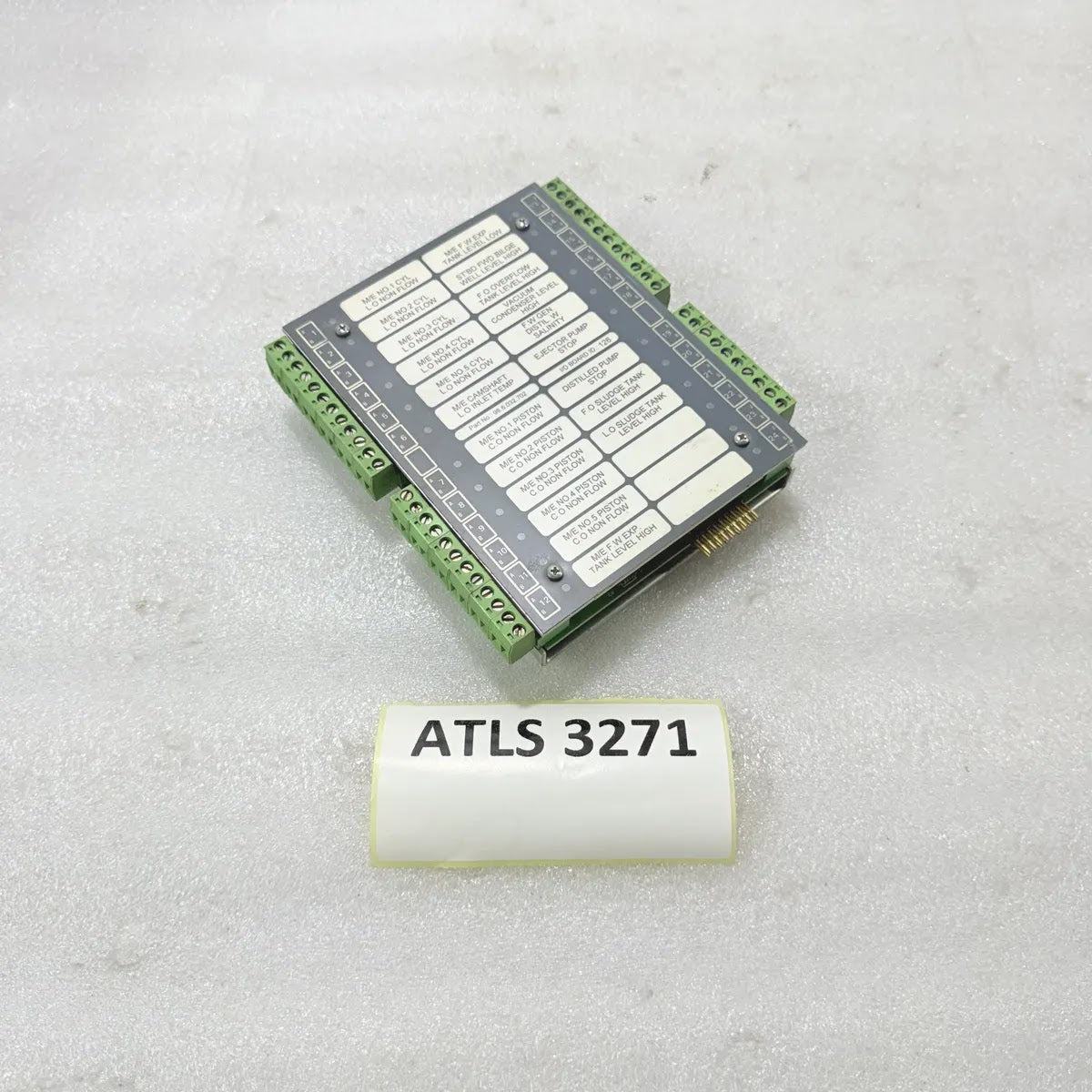 TERASAKI 98.6.032.702 I/O BOARD ID 126 Marine Alarm Monitoring Module Rev DA