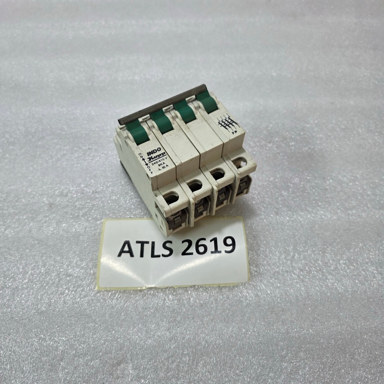 INDO KOPP 4P FOUR POLE 10A MINIATURE CIRCUIT BREAKER MCB 240/415V 9KA