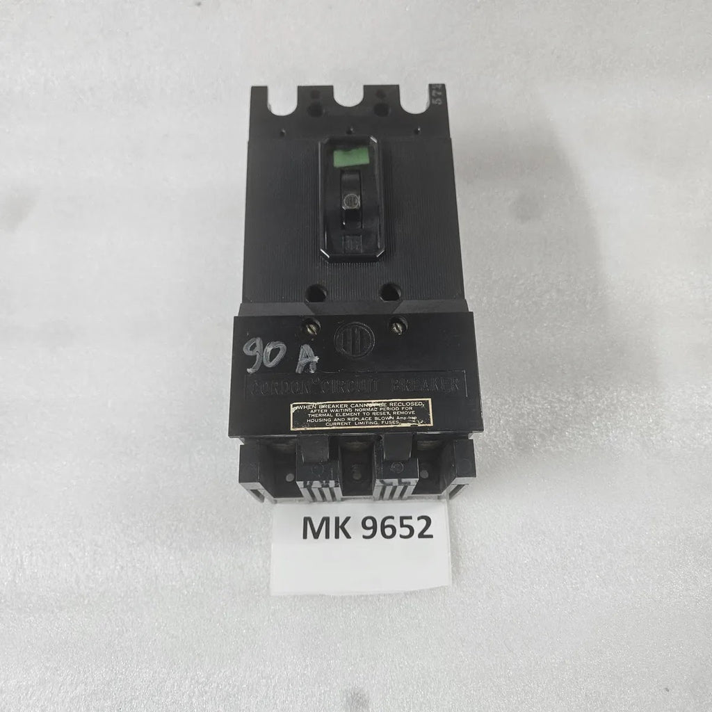 ITE CORDON CE3-M090 MCCB Frame CE ETM 90 Amp 600V 3 Pole