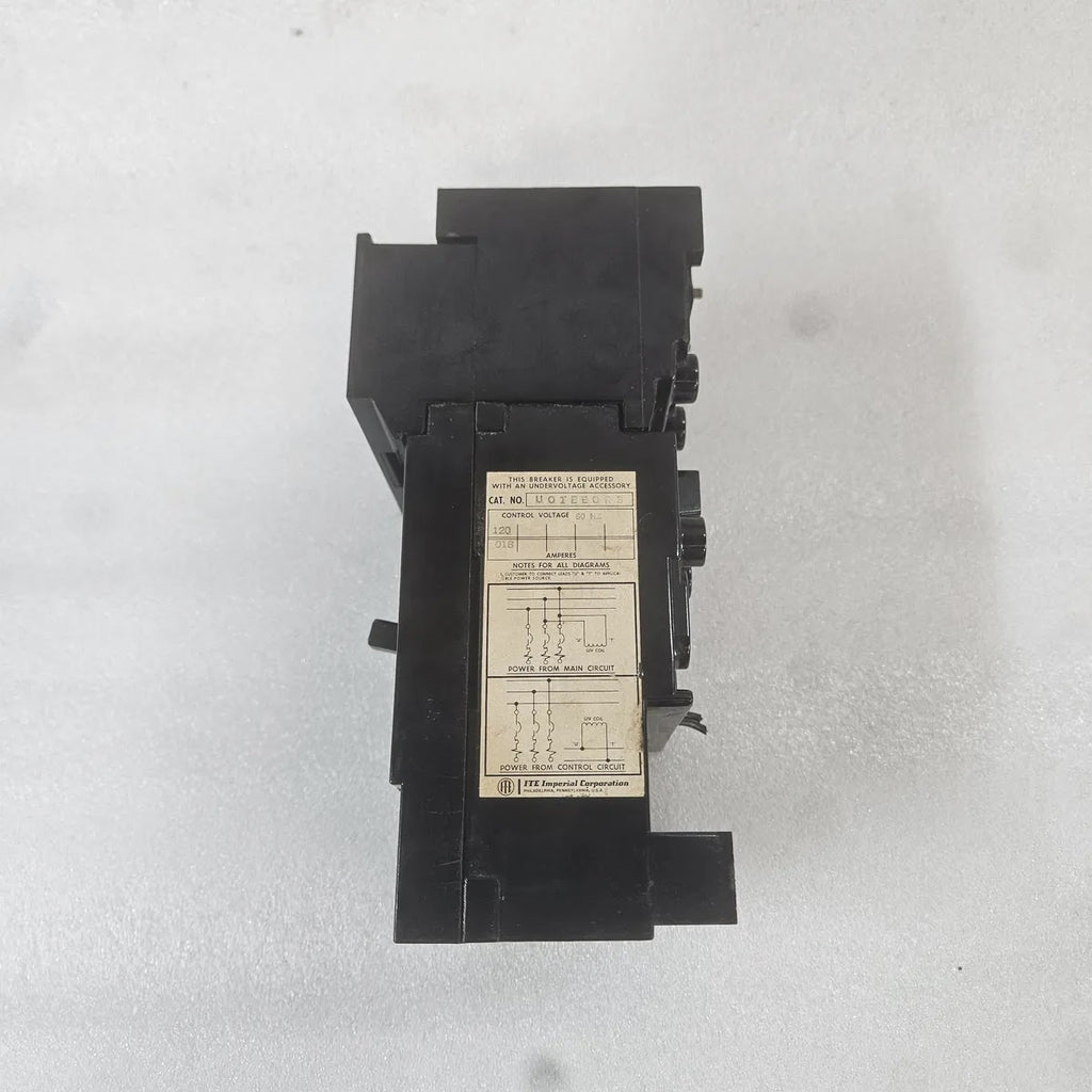 ITE IMPERIAL GORDON Circuit Breaker UOIEEORS WITH UNDERVOLTAGE ACCESSORY 120V