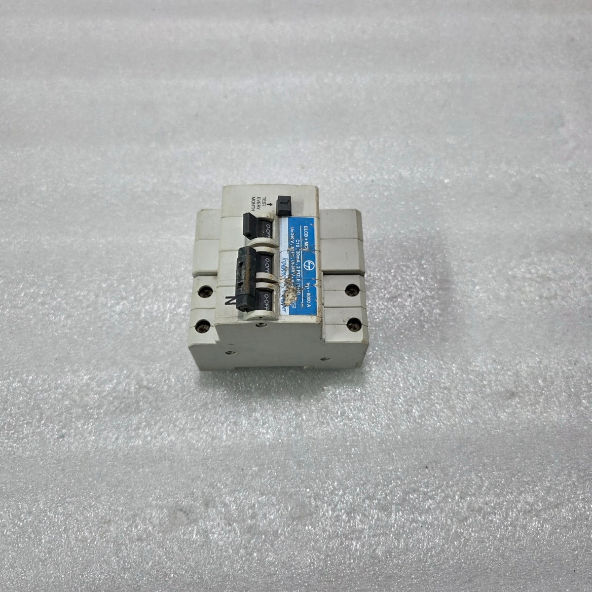 L&T TRIPPER ELCB+MCB C10 30MA 2P+N 10A TYPE C 240V 6KA RCBO COMBINED UNIT