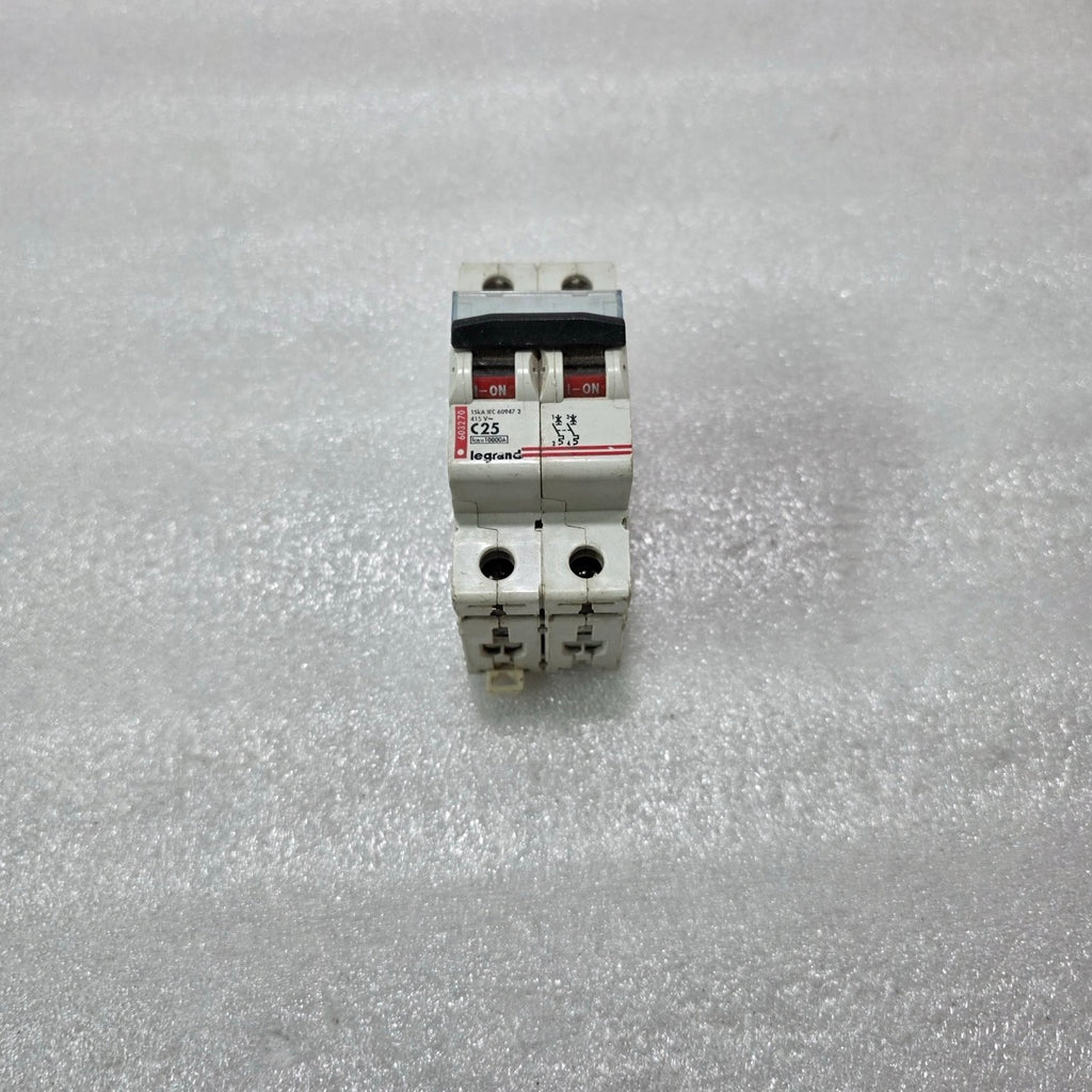 LEGRAND 603270 2P 25A TYPE C 415V 10KA MCB MINIATURE CIRCUIT BREAKER