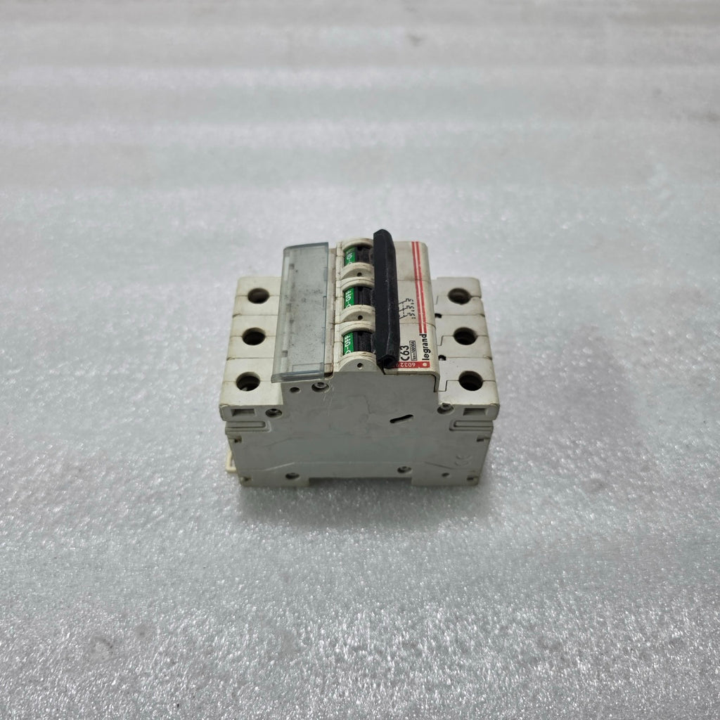LEGRAND 603291 3P 63A TYPE C 415V 10KA MCB MINIATURE CIRCUIT BREAKER