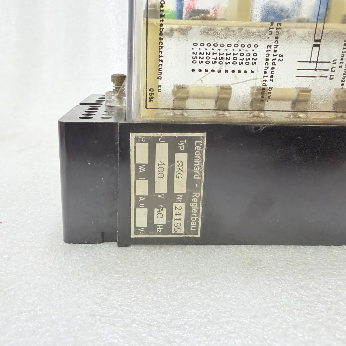 Leonhard Regelbau SKG Synchronizing Monitoring Relay U 400V Pre-Owned