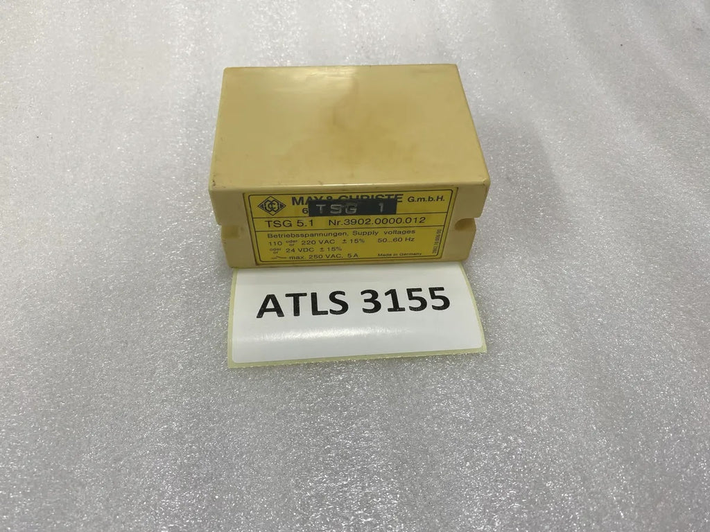 May & Christe GmbH TSG 5.1 Relay 110-220VAC 24VDC Nr 3902.0000.012