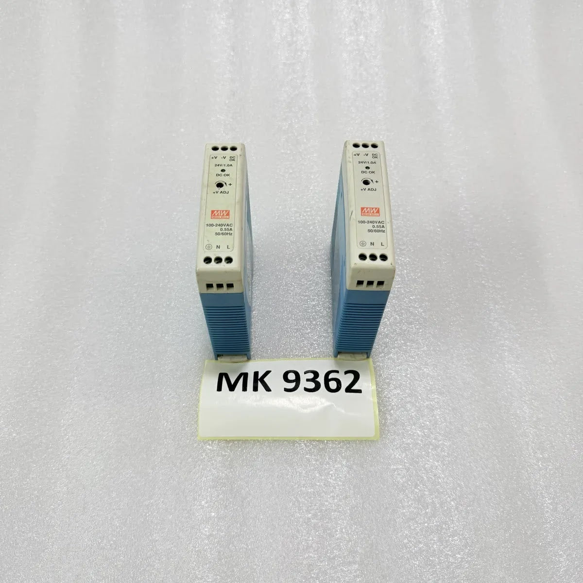 Mean Well MDR-20-24 DIN Rail Power Supply 100-240V AC to 24V DC 1A 24W Pre-Owned