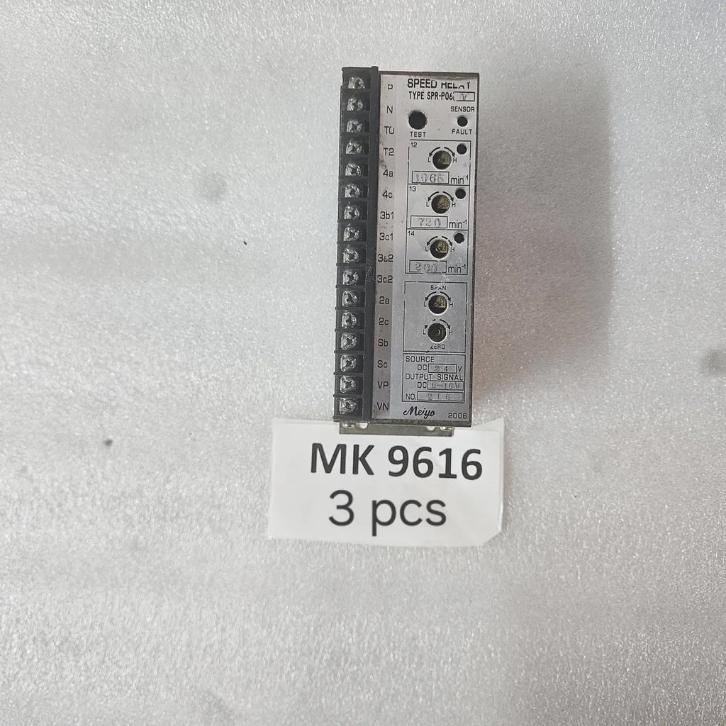 Meiya SPR-P06 Speed Relay DC 2~4V 1065/720/200 min-1