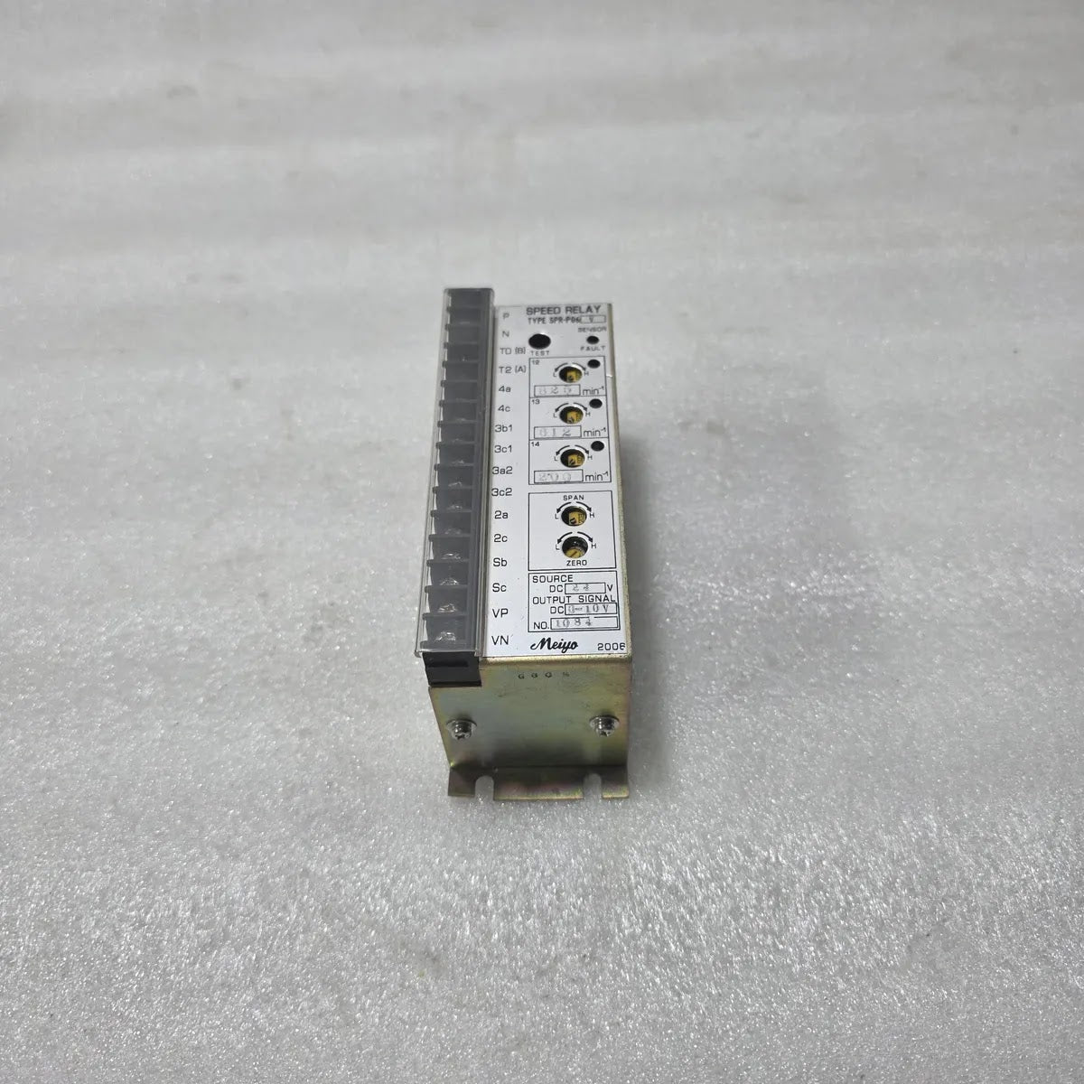 Meiyo SPR-P06 Speed Relay DC 24V Source DC 0-10V Output Pre-Owned