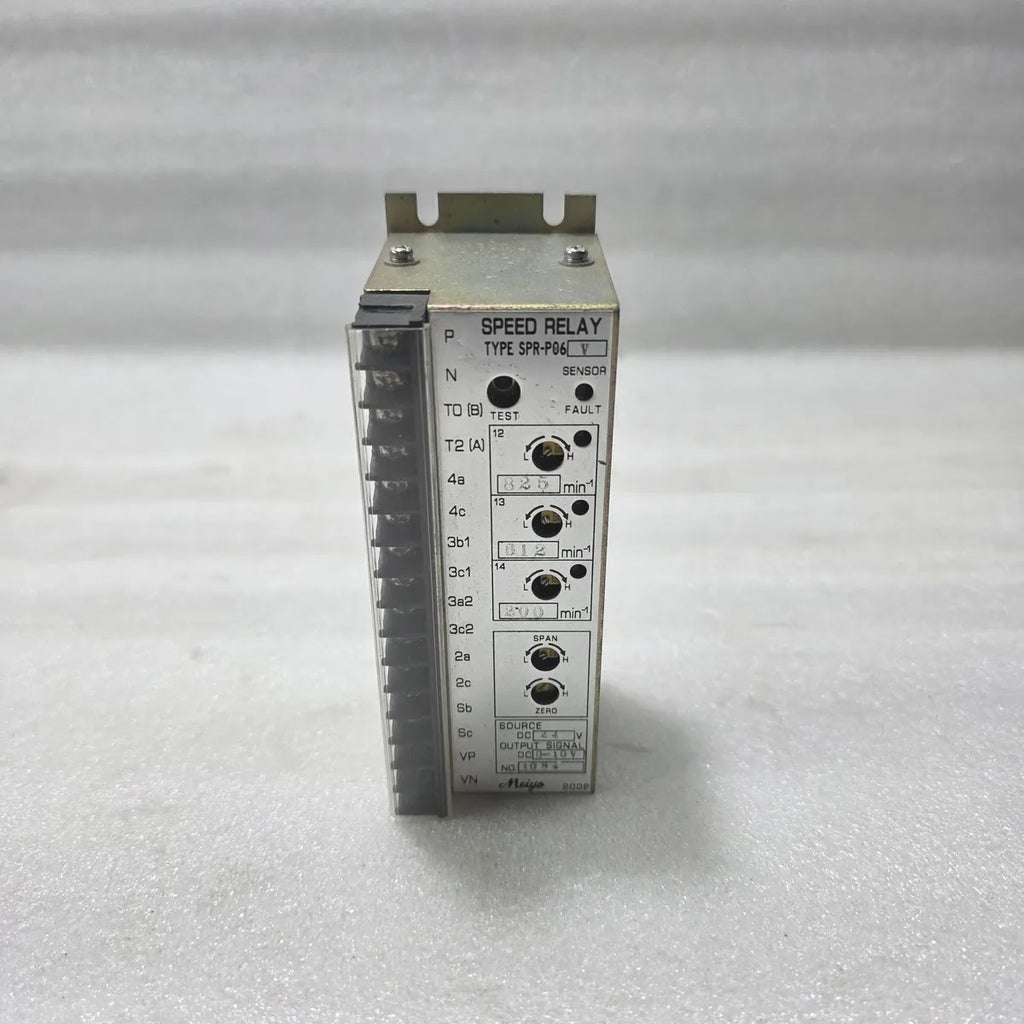 Meiyo SPR-P06 Speed Relay DC 24V Source DC 0-10V Output Pre-Owned