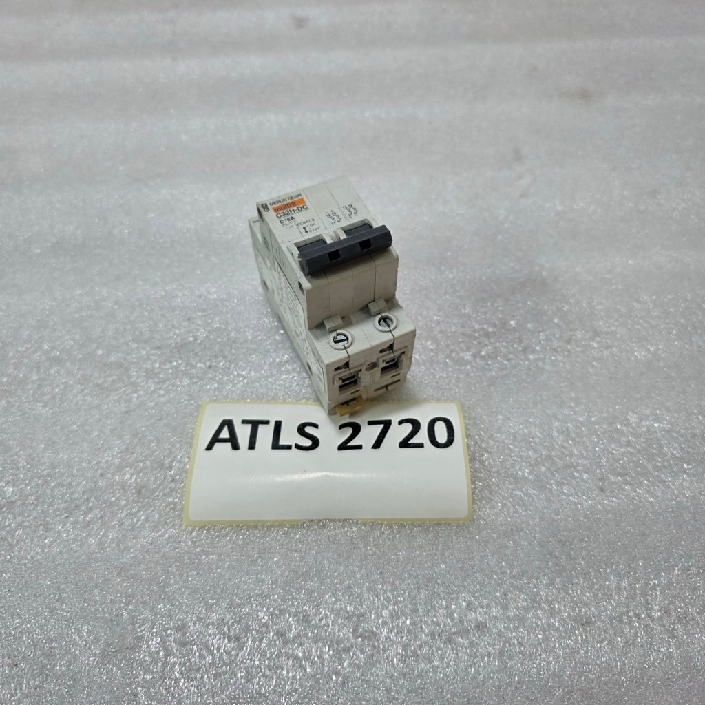 MERLIN GERIN MULTI9 C32H-DC 2P 16A CURVE C 250V DC MCB CIRCUIT BREAKER