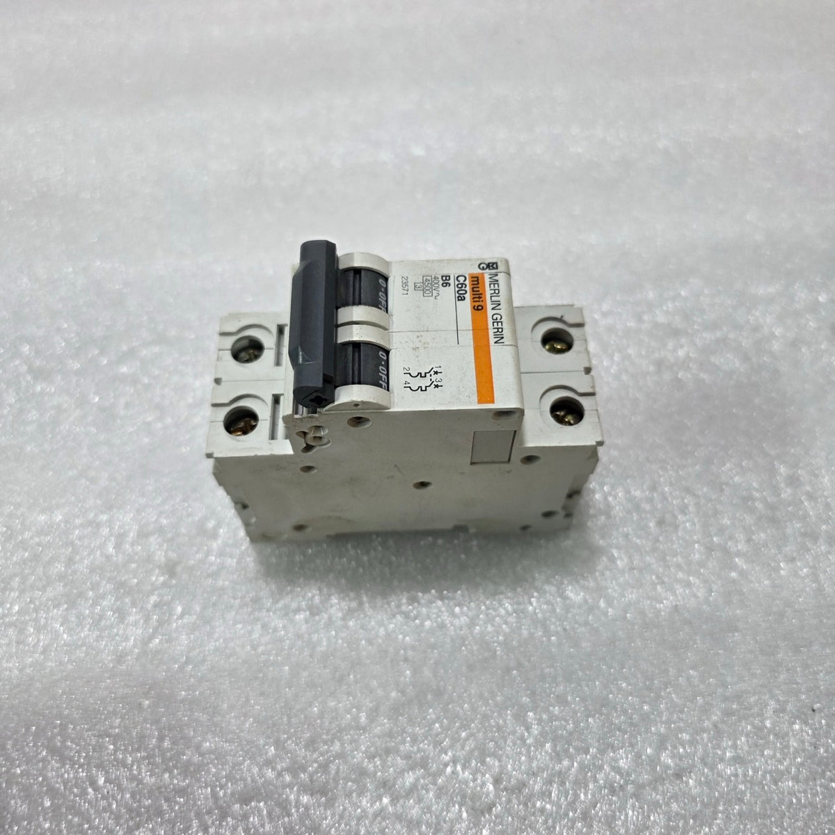 MERLIN GERIN MULTI9 C60A B6 2P DOUBLE POLE 6A MINIATURE CIRCUIT BREAKER MCB 400V