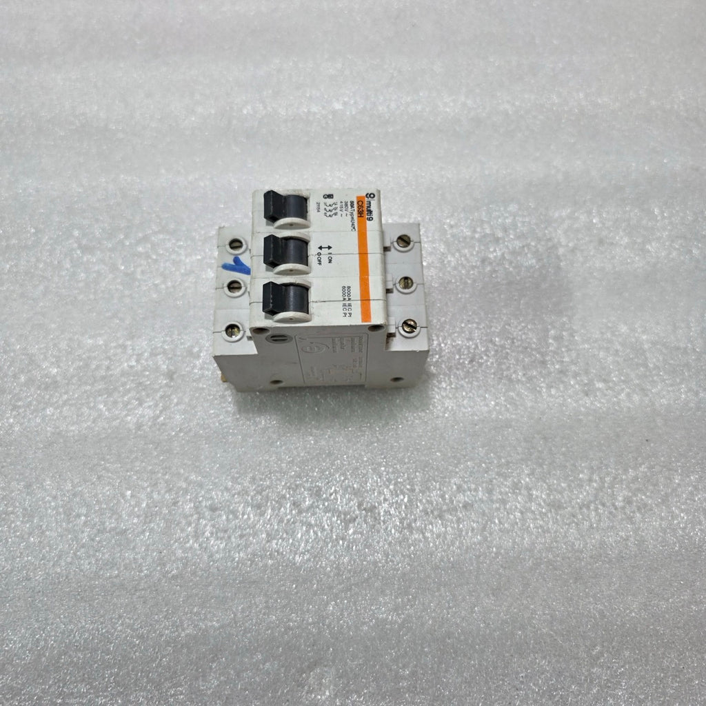 MERLIN GERIN MULTI9 C63H U50A 3P TRIPLE POLE 50A MINIATURE CIRCUIT BREAKER MCB 3