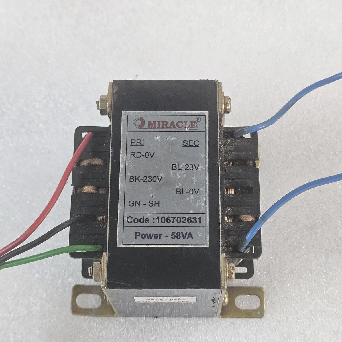 Miracle 106702631 MELE-0207 Power Transformer 58VA 230V