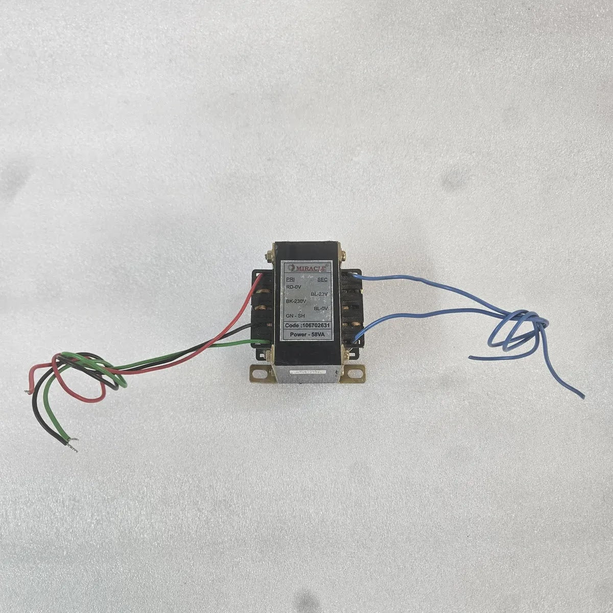 Miracle 106702631 MELE-0207 Power Transformer 58VA 230V