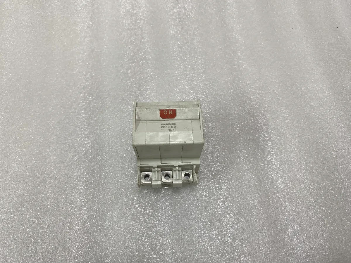 Mitsubishi CP30-BA 3 Pole 30A Circuit Protector 230V AC 2.5kA Pre-Owned