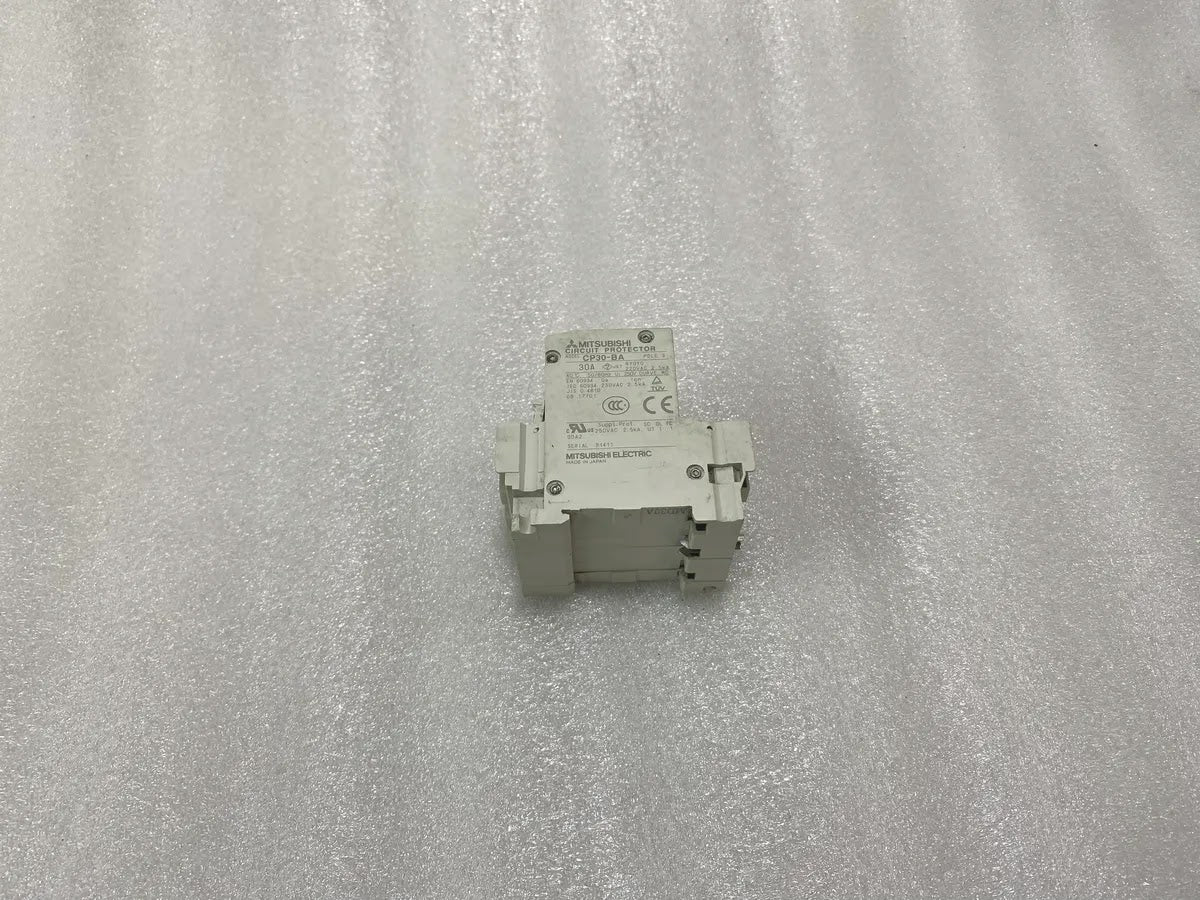 Mitsubishi CP30-BA 3 Pole 30A Circuit Protector 230V AC 2.5kA Pre-Owned
