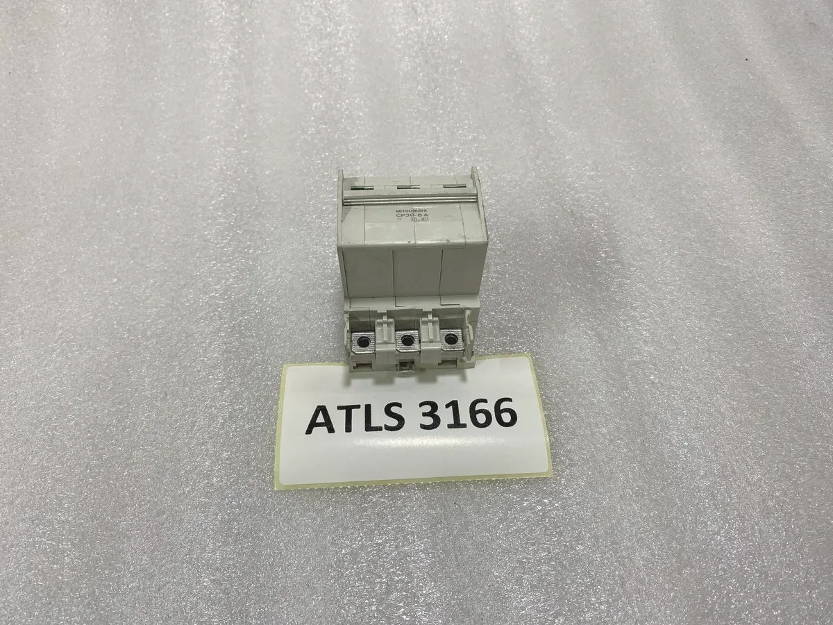 Mitsubishi CP30-BA 3 Pole 30A Circuit Protector 230V AC 2.5kA Pre-Owned