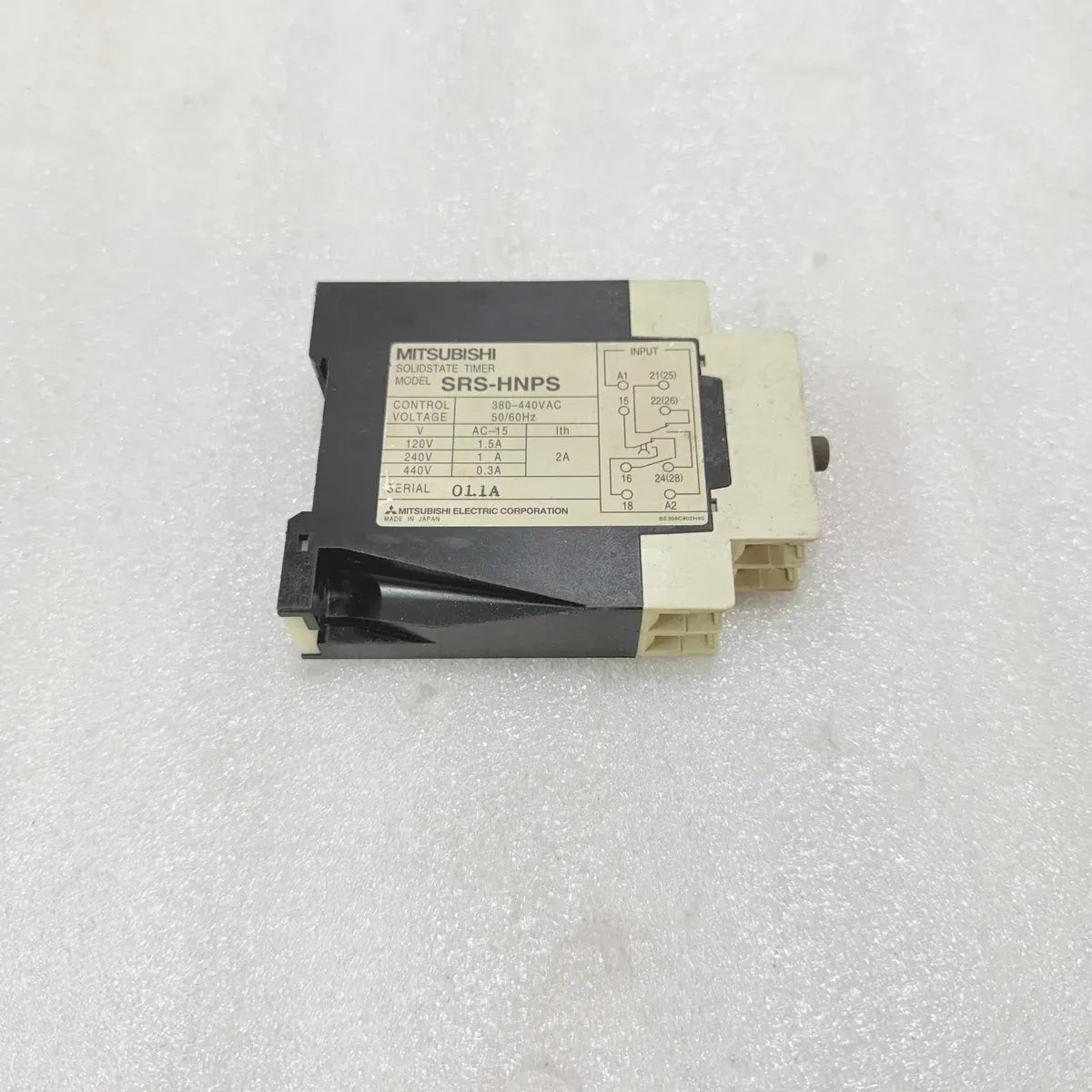 Mitsubishi SRS-HNPS Solid State Timer 380-440VAC Pre-Owned