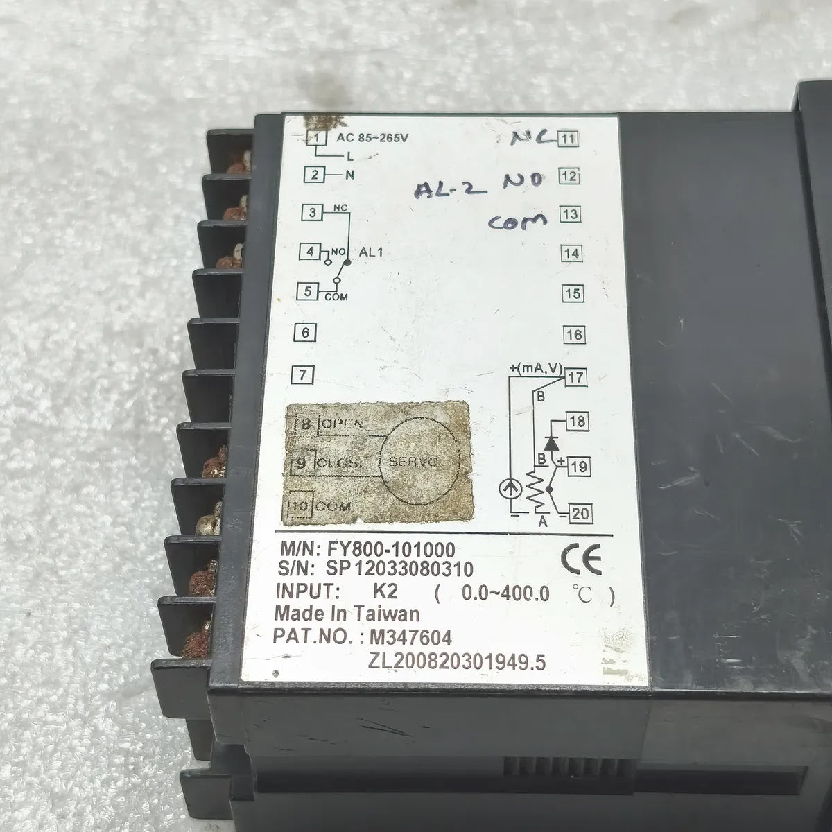 TAIE FY800-101000 PID Temperature Controller 85-265VAC