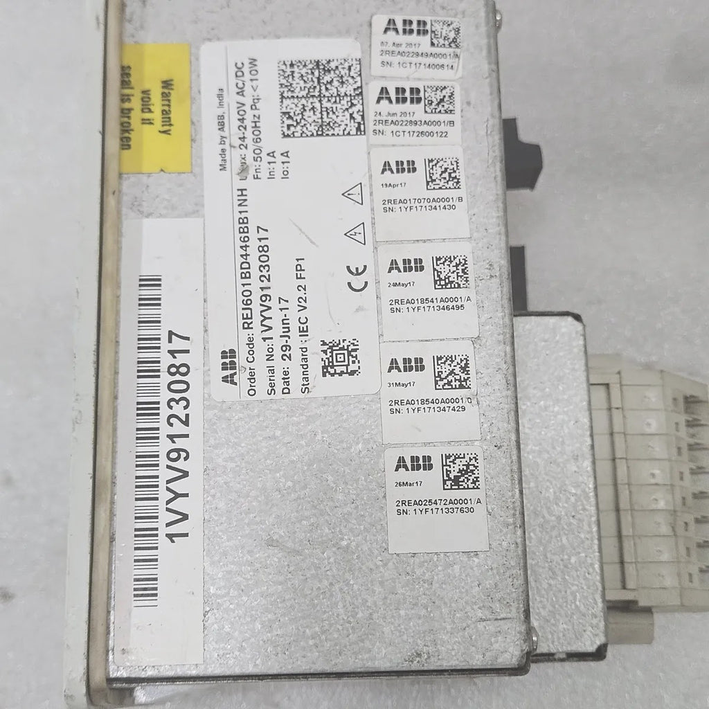ABB REJ601 BD446BB1NH Feeder Protection Relay 24-240V AC/DC 1A IEC