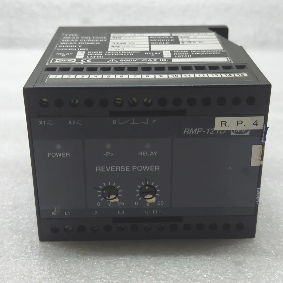 DEIF RMP-121D Reverse Power Relay 415VAC 2600W