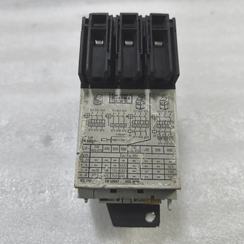 Klockner Moeller M-16-PKZ2 Motor Protective Circuit Breaker PKZ 2 0.6-40A 690V