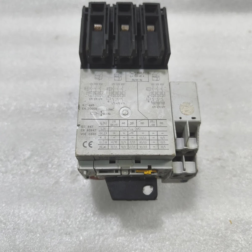 Moeller ZMR-16-PKZ2 Motor Protective Circuit Breaker PKZ2 0.6-40A 600V 3-Pole