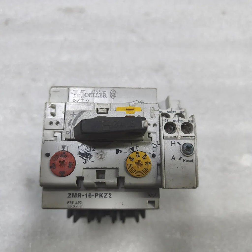 Moeller ZMR-16-PKZ2 Motor Protective Circuit Breaker PKZ2 0.6-40A 600V 3-Pole
