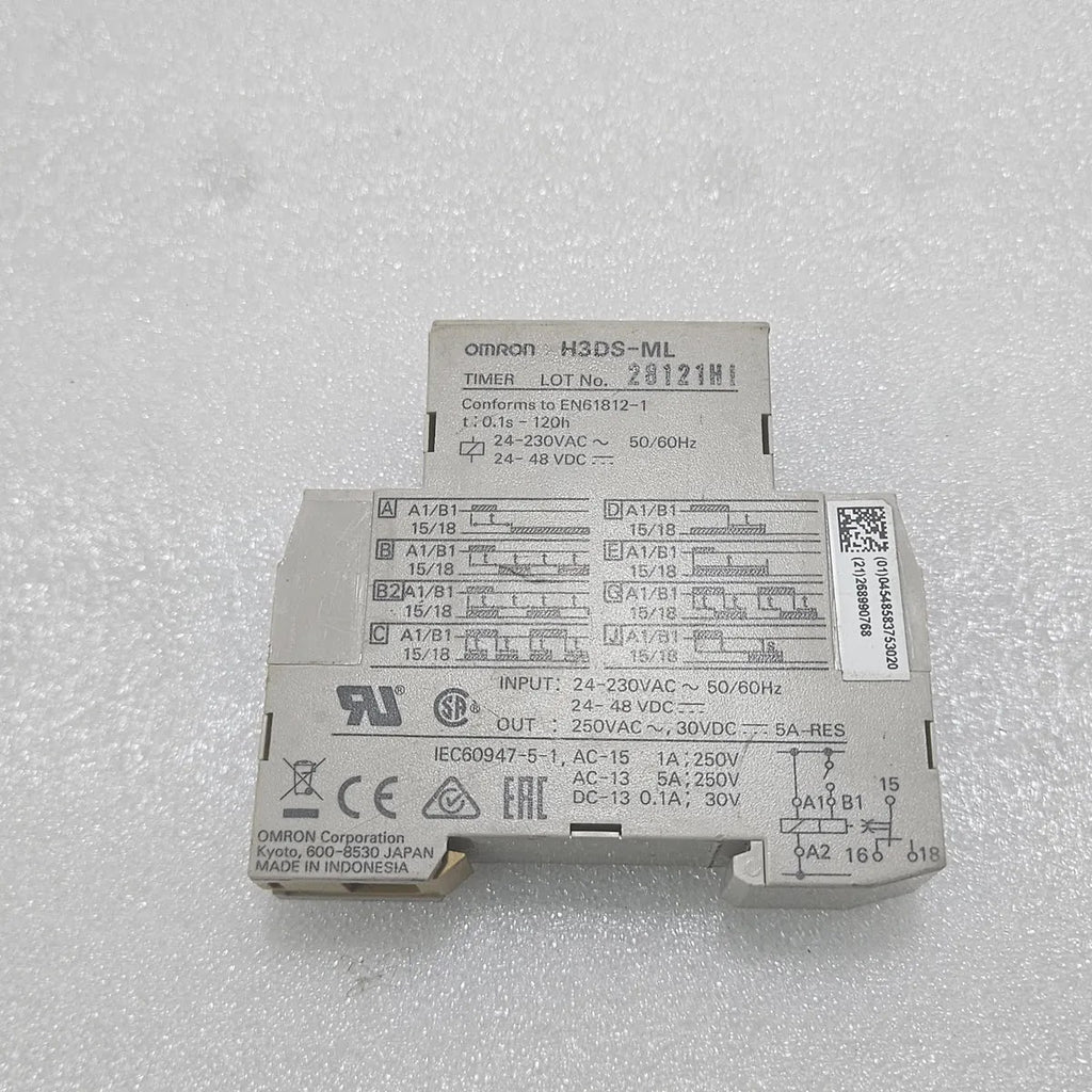Omron H3DS-ML Timer 24-230VAC 24-48VDC 0.1s-120h