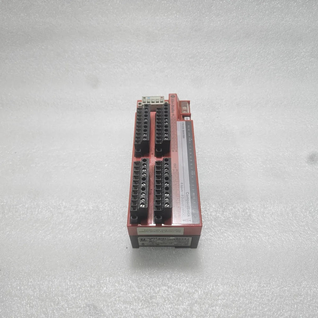 A Bradley 1791DS-IB8XOB8 CompactBlock Safety I/O 24VDC
