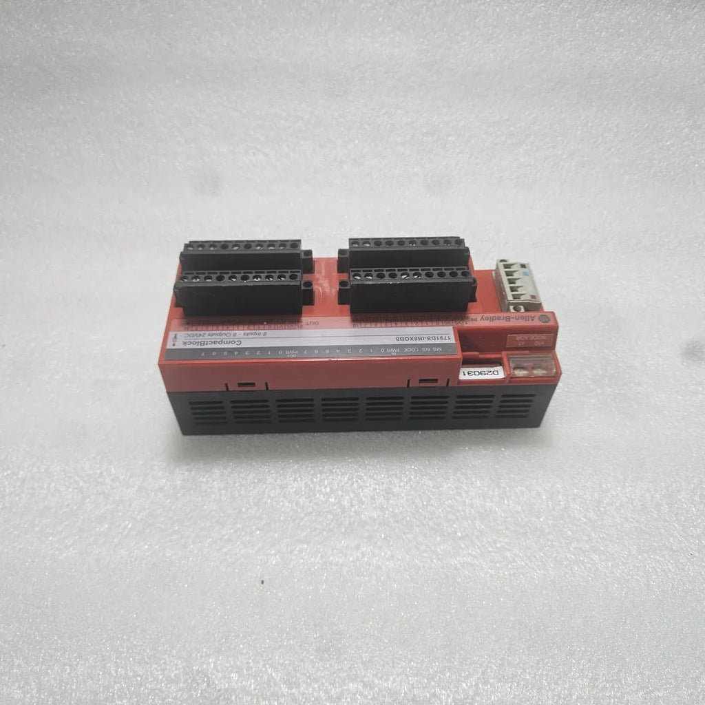 A Bradley 1791DS-IB8XOB8 CompactBlock Safety I/O 24VDC