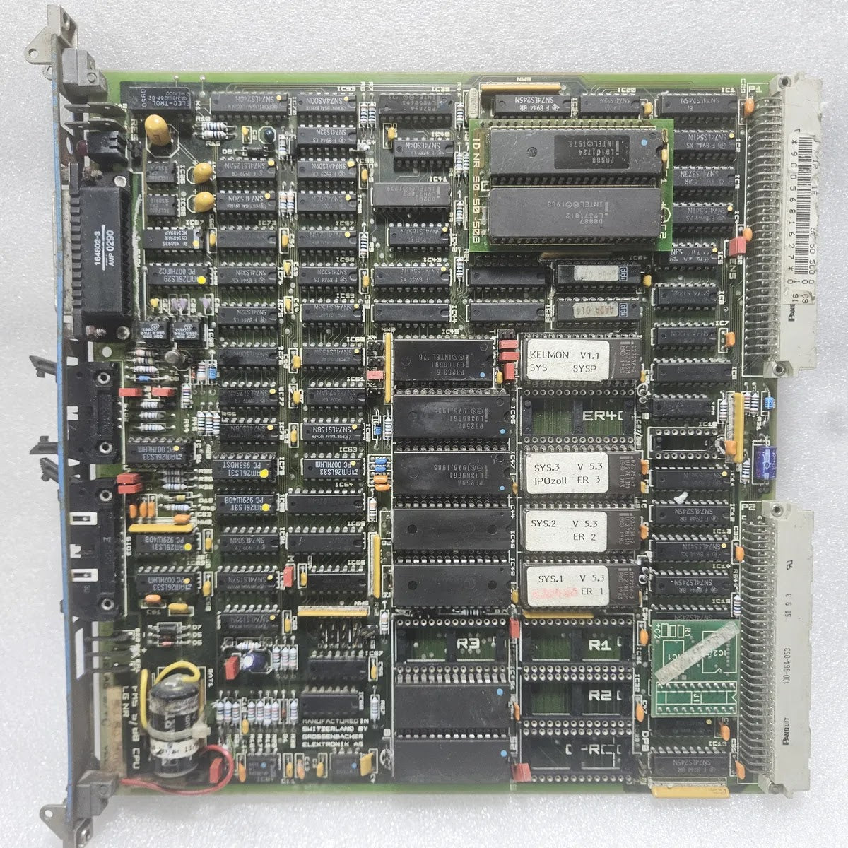 Grossenbacher FMS-5/88 CPU PCB RS-232 RS-422/485 Board