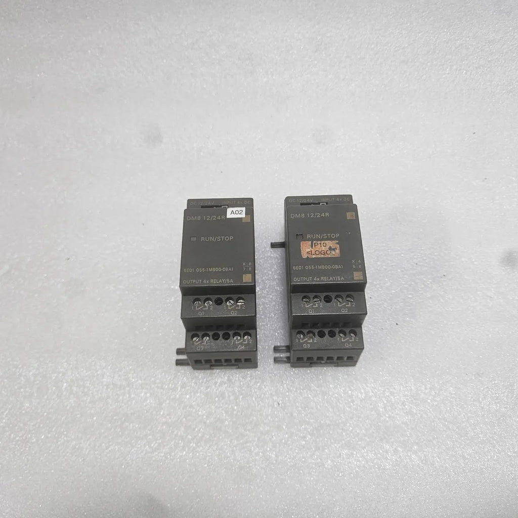 Siemens 6ED1 055-1MB00-0BA1 LOGO! DM8 12/24R Relay Module - FOR PARTS