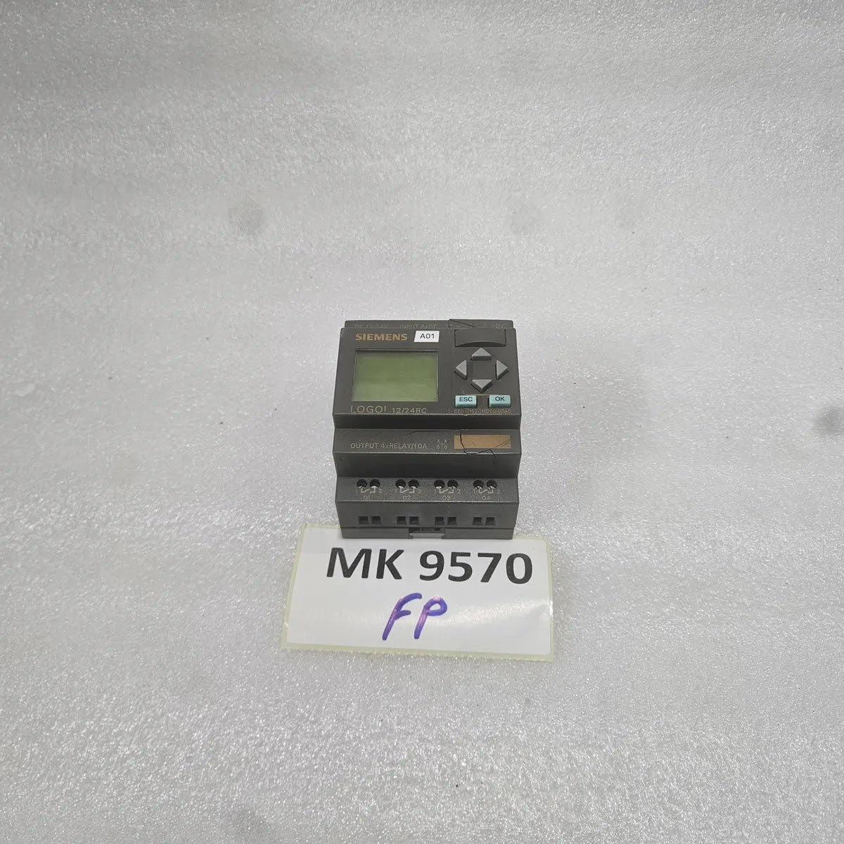 Siemens LOGO! 12/24RC 6ED1052-1MD00-0BA5 Logic Module - FOR PARTS