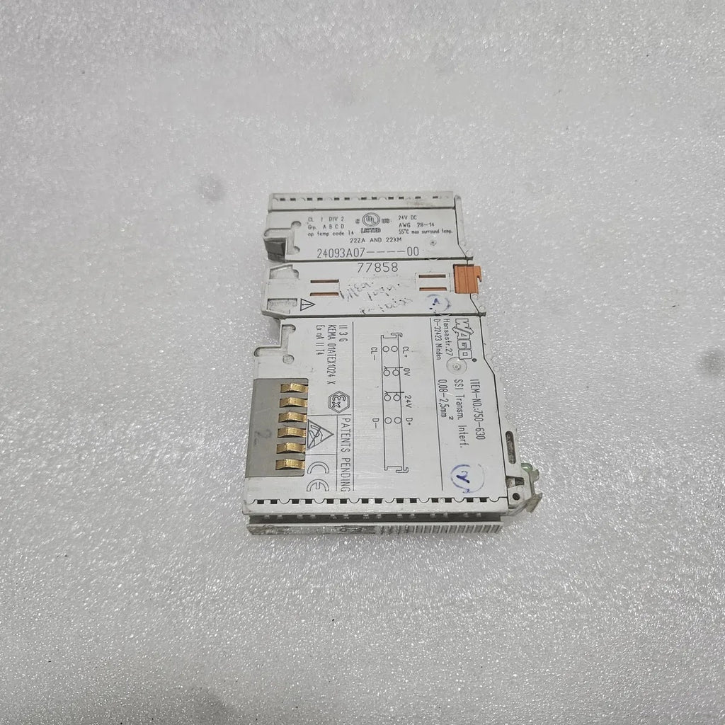 WAGO 750-630 SSI Transmitter Interface Module 24V DC ATEX