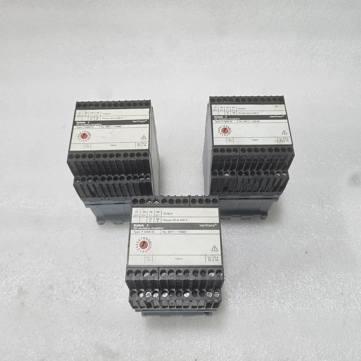 KNICK P42000D3 DC-ISOLATION AMPLIFIER 22-230VAC/DC