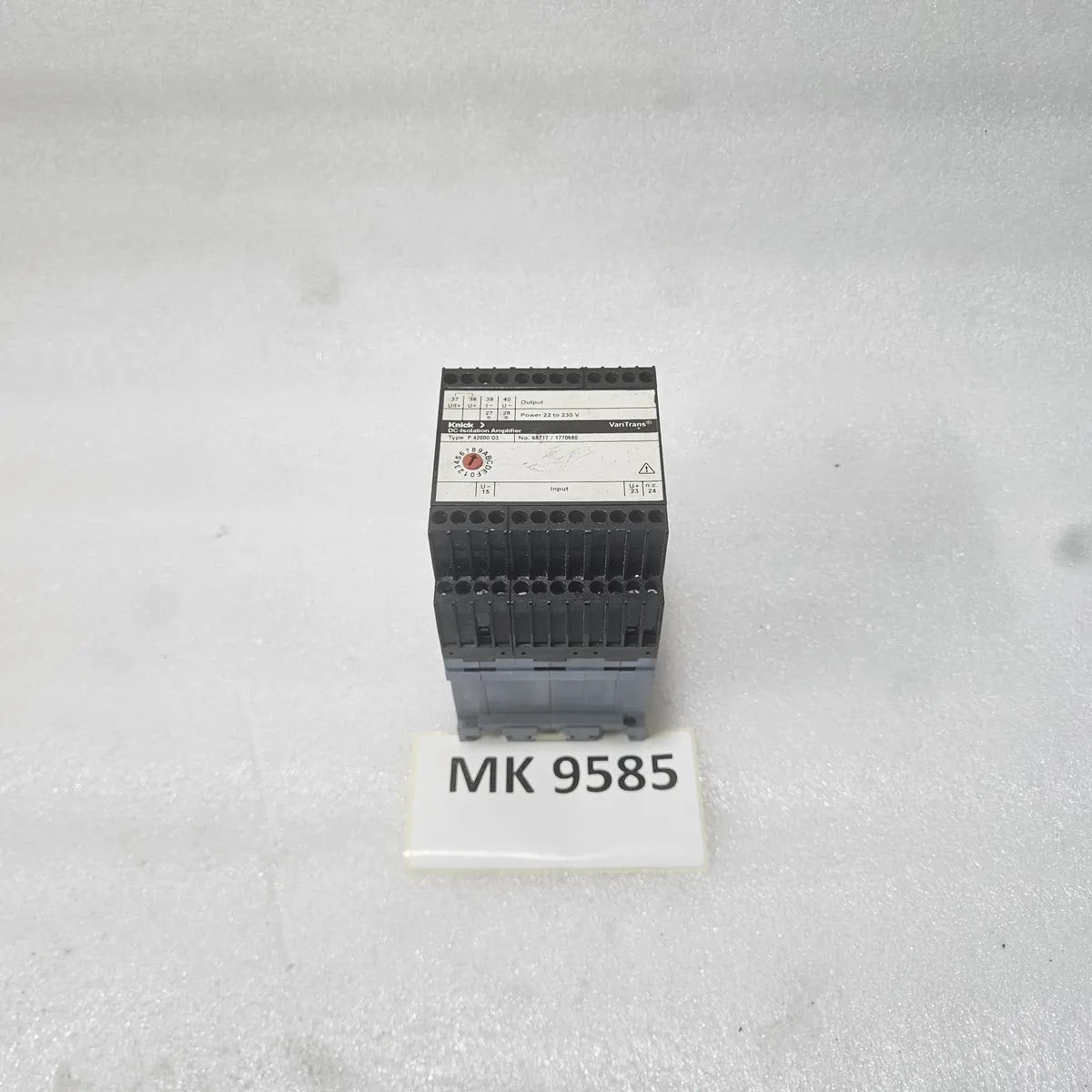 KNICK P42000D3 DC-ISOLATION AMPLIFIER 22-230VAC/DC