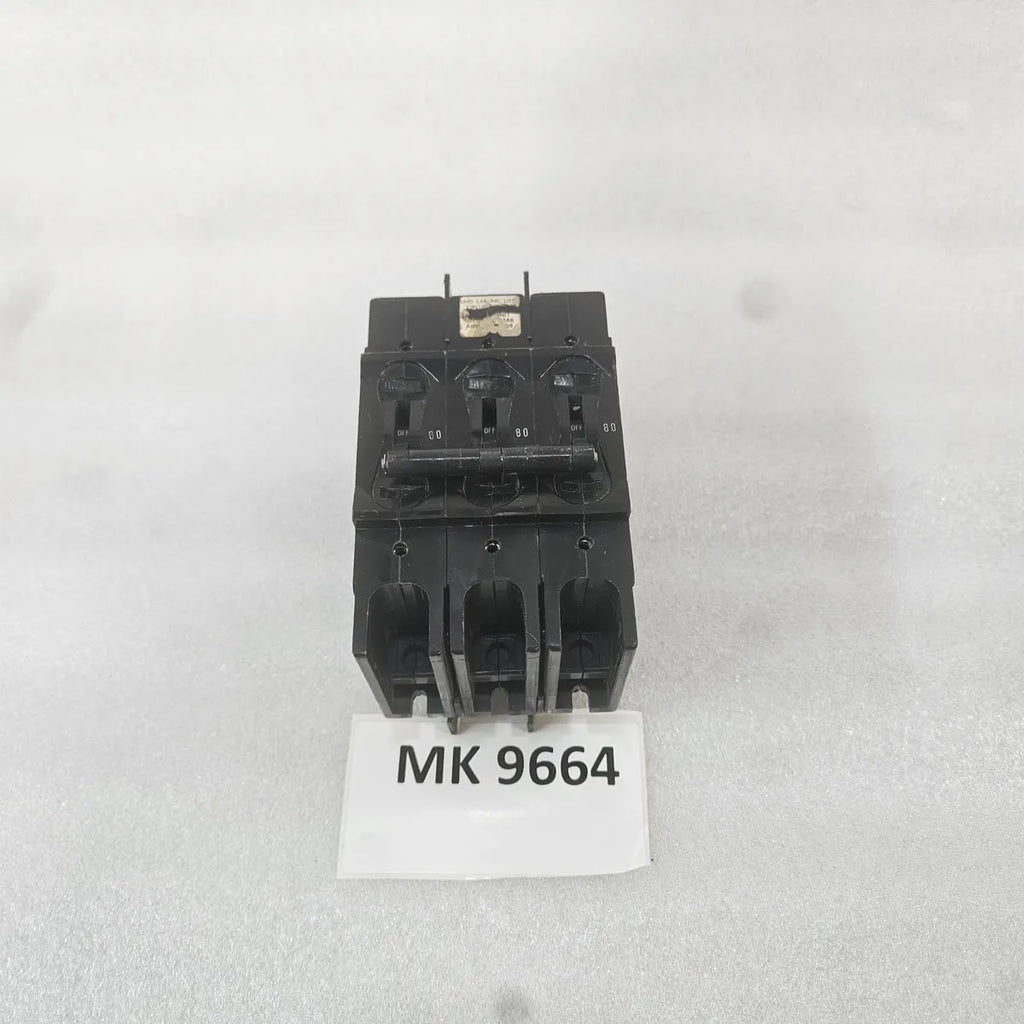 Airpax 209-3-1-66-4-9-80 3-Pole 80A Circuit Breaker 50/60Hz