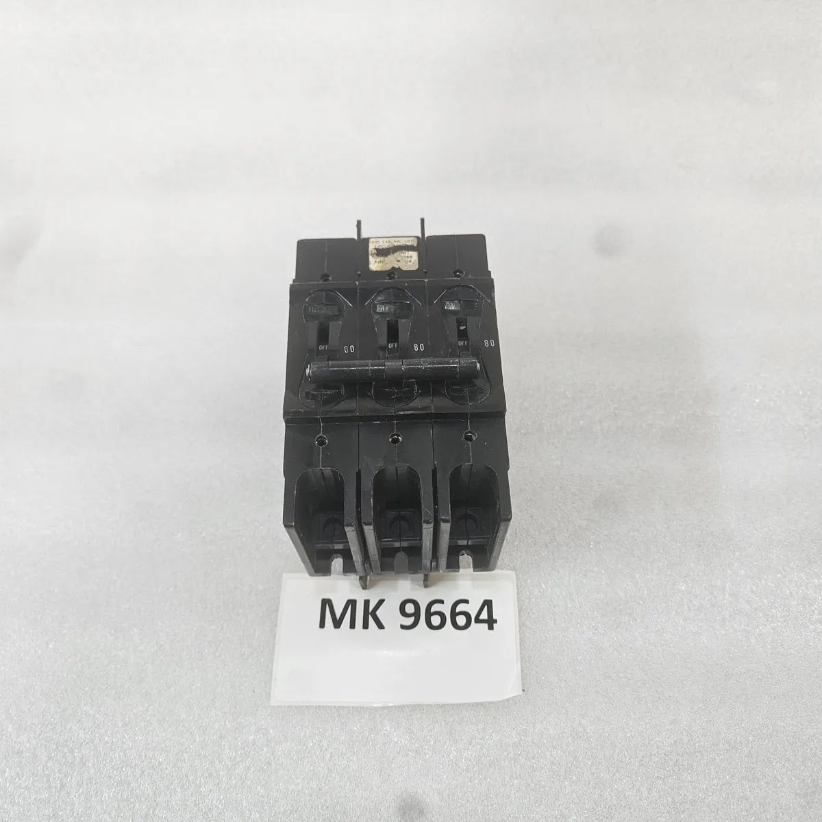 Airpax 209-3-1-66-4-9-80 3-Pole 80A Circuit Breaker 50/60Hz