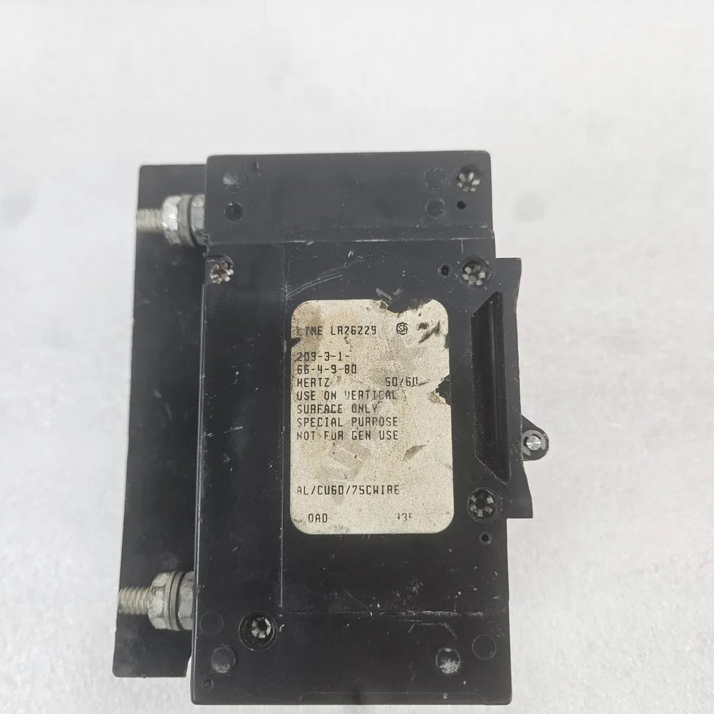 Airpax 209-3-1-66-4-9-80 3-Pole 80A Circuit Breaker 50/60Hz