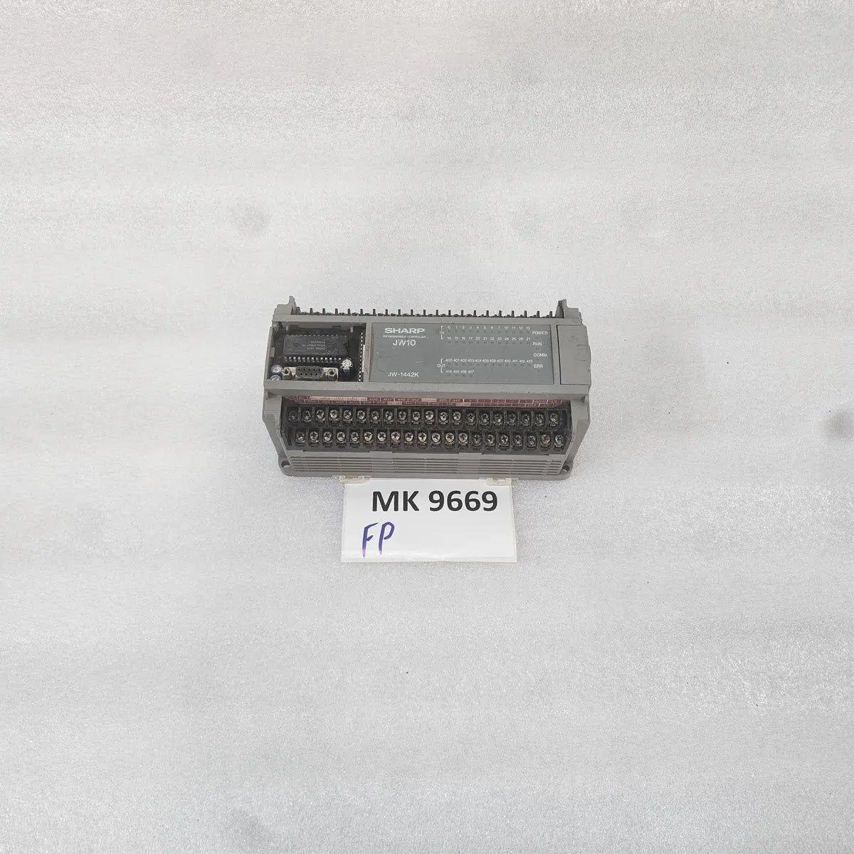 Sharp JW-1442K JW10 PLC Basic Module 100-240VAC 55VA - FOR PARTS