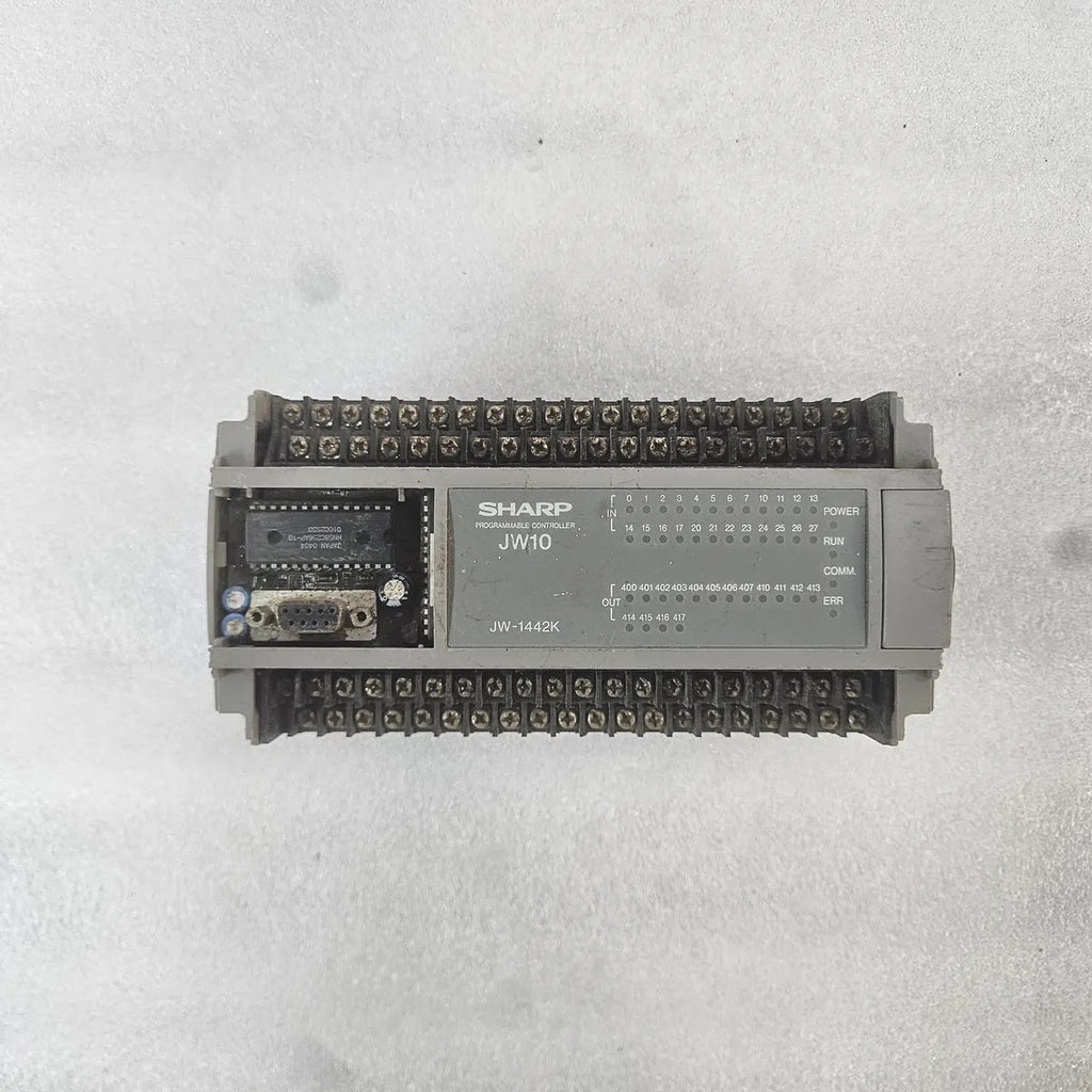 Sharp JW-1442K JW10 PLC Basic Module 100-240VAC 55VA - FOR PARTS