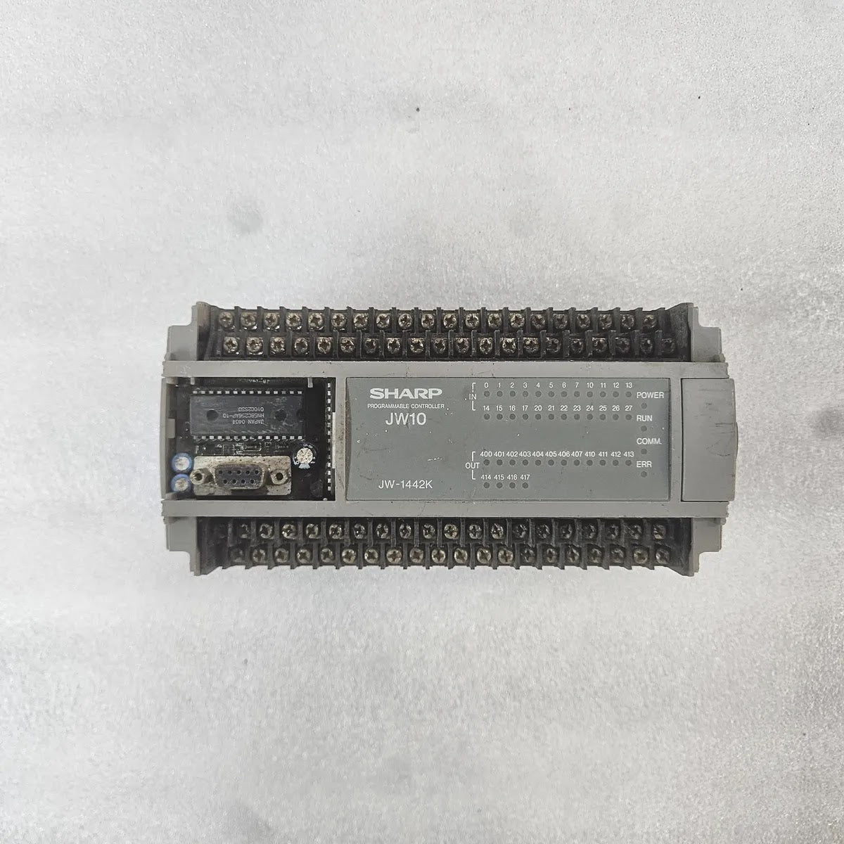 Sharp JW-1442K JW10 PLC Basic Module 100-240VAC 55VA - FOR PARTS