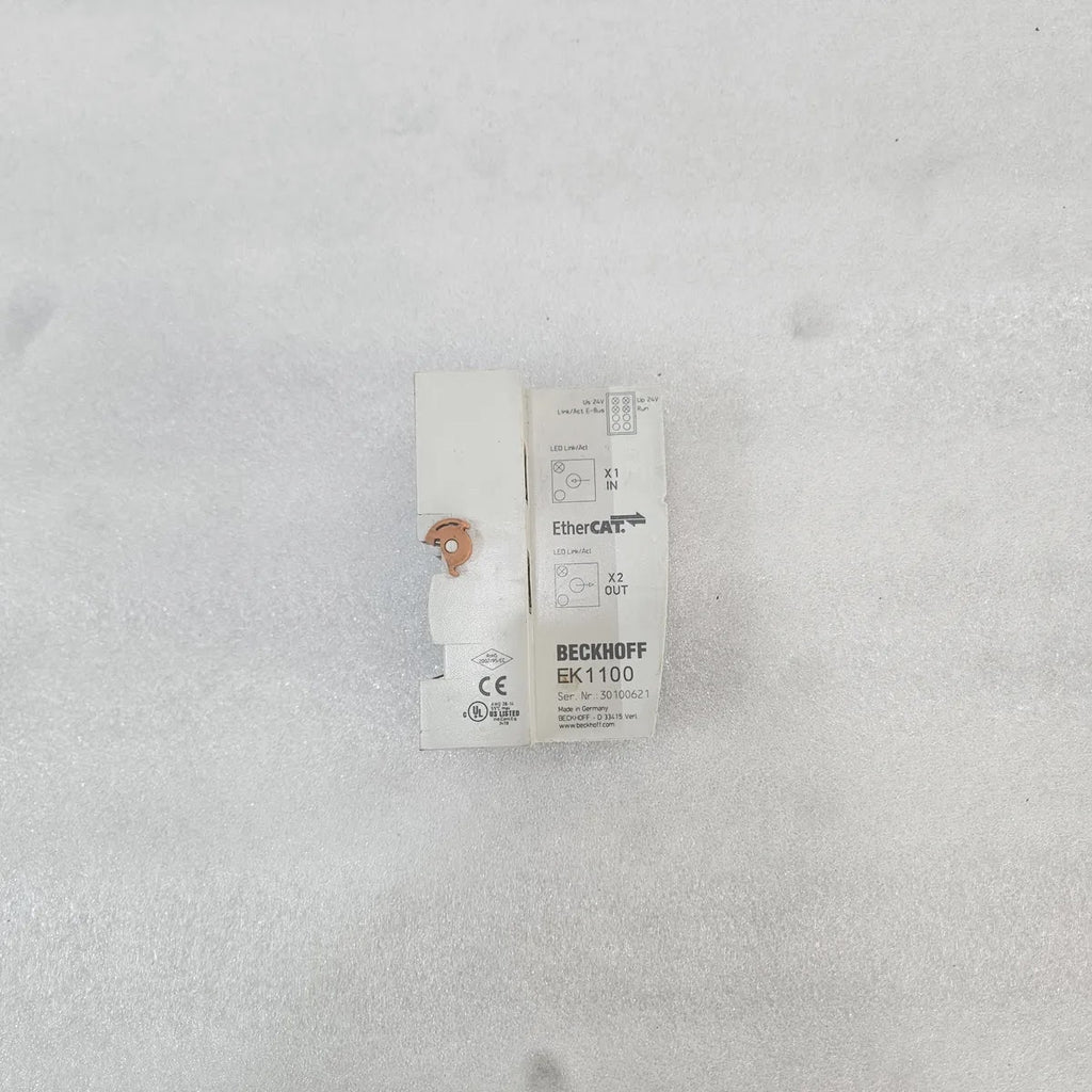 Beckhoff EK1100 EtherCAT Coupler 24V DIN Rail - FOR PARTS