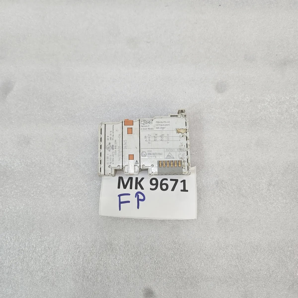WAGO 750-630 SSI Transmitter Interface Module 24VDC I/O - FOR PARTS