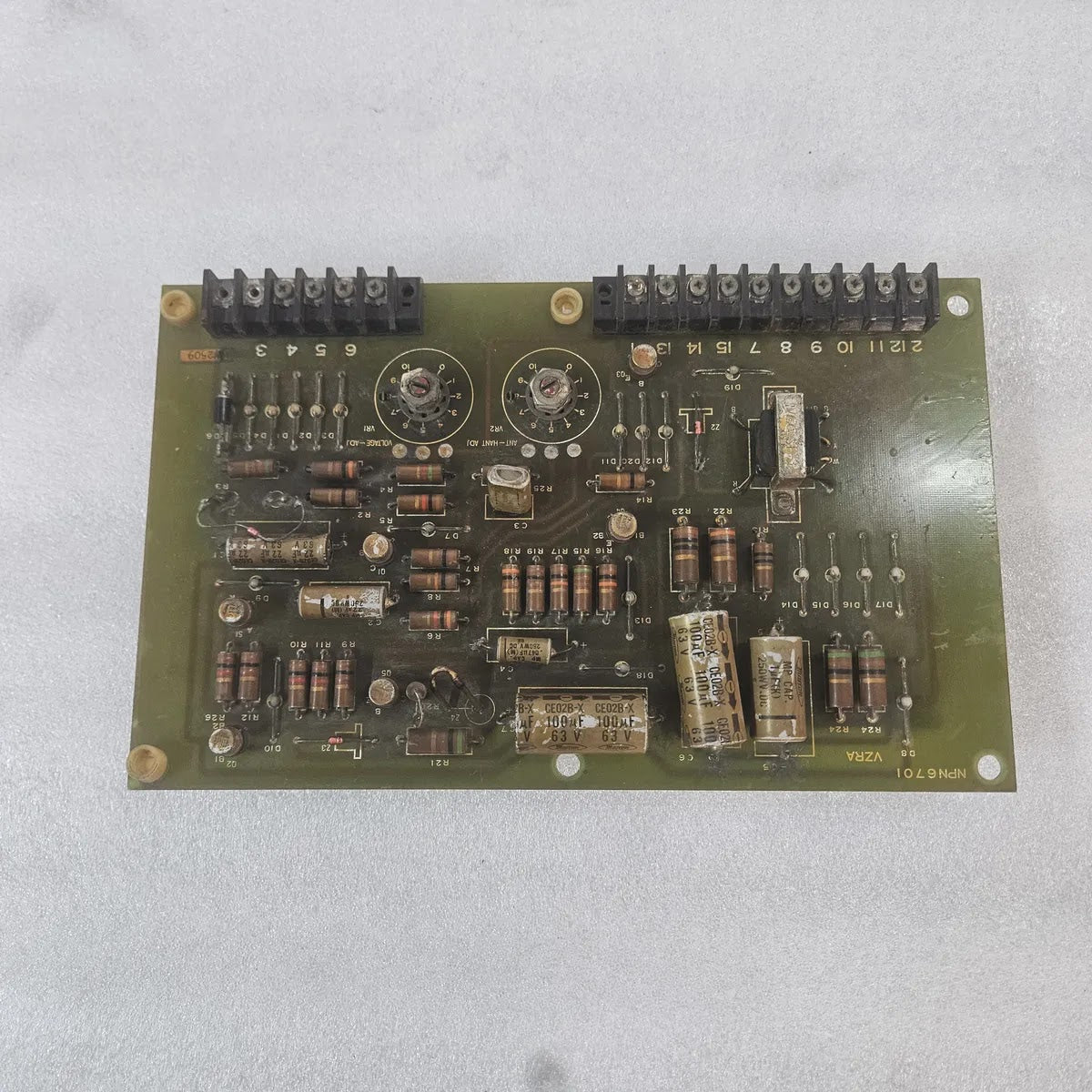 NPN6701 VZRA PCB Control Board Voltage Adj