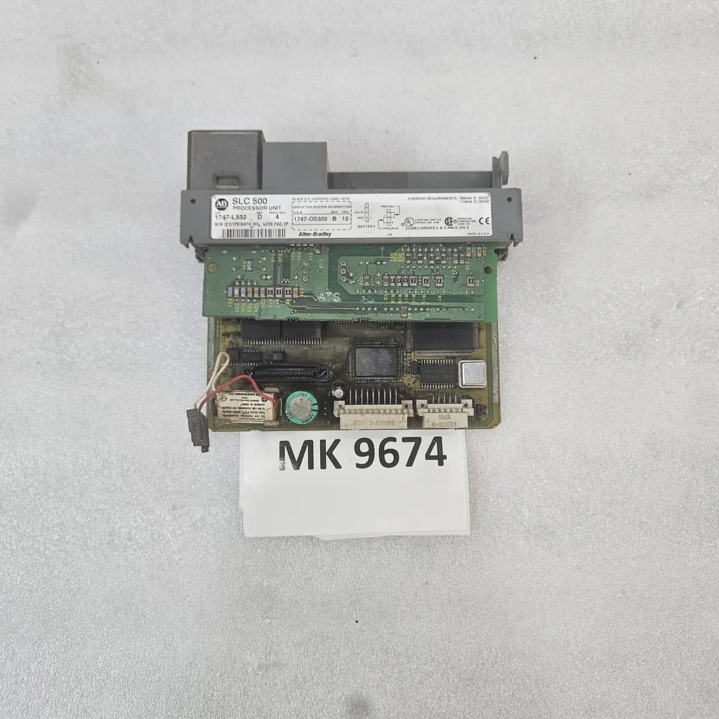 A Bradley SLC 500 1747-L532 Processor Unit Rev D OS302