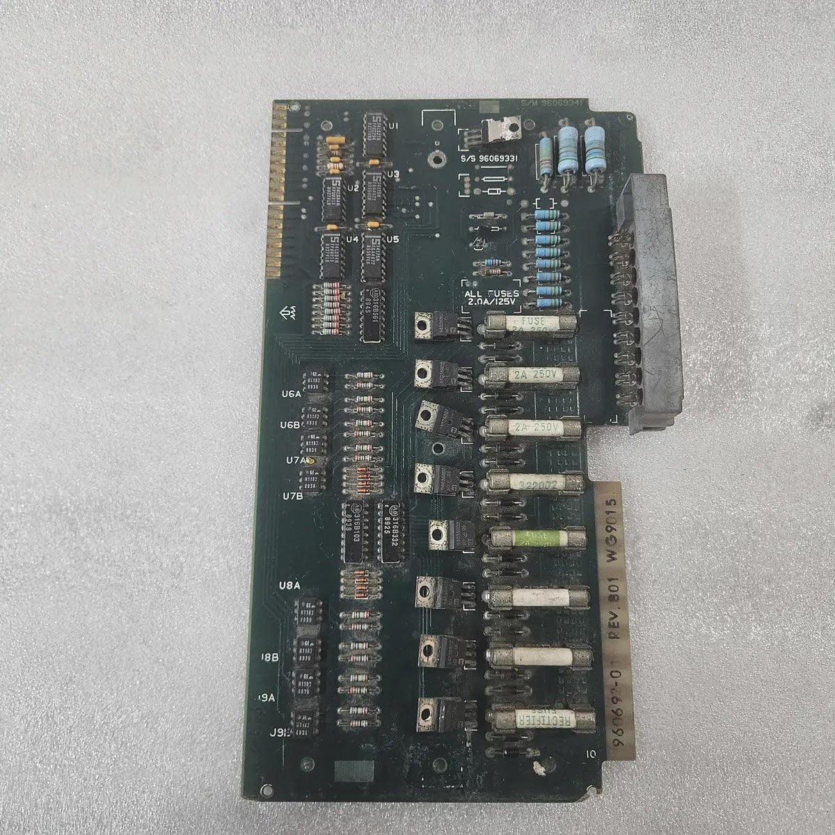 PCB Circuit Board 960692-01 Rev 801 WG9015 2.0A/125V